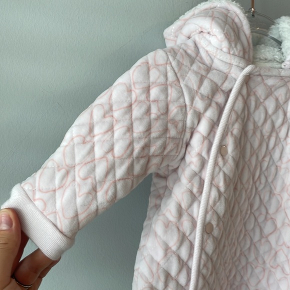 Nordstrom Baby Pink Heart Cold Weather Suit - Picture 3 of 9